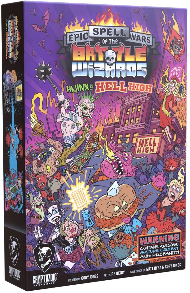 Epic Spell Wars of the Battle Wizards: #5: Hijinx at Hell High (stand alone or expansion)