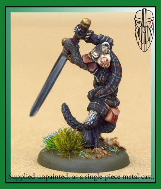 Burrows & Badgers - Ferret Clan Warrior (Medium)