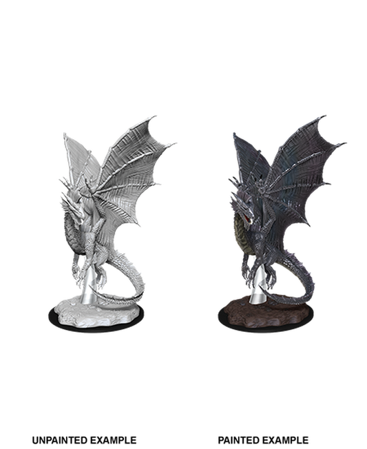 Nolzur's Marvelous Unpainted Miniatures - Young Silver Dragon