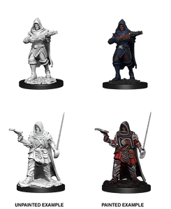 Pathfinder: Deep Cuts Unpainted Miniatures - Human Male Rogue (90168)