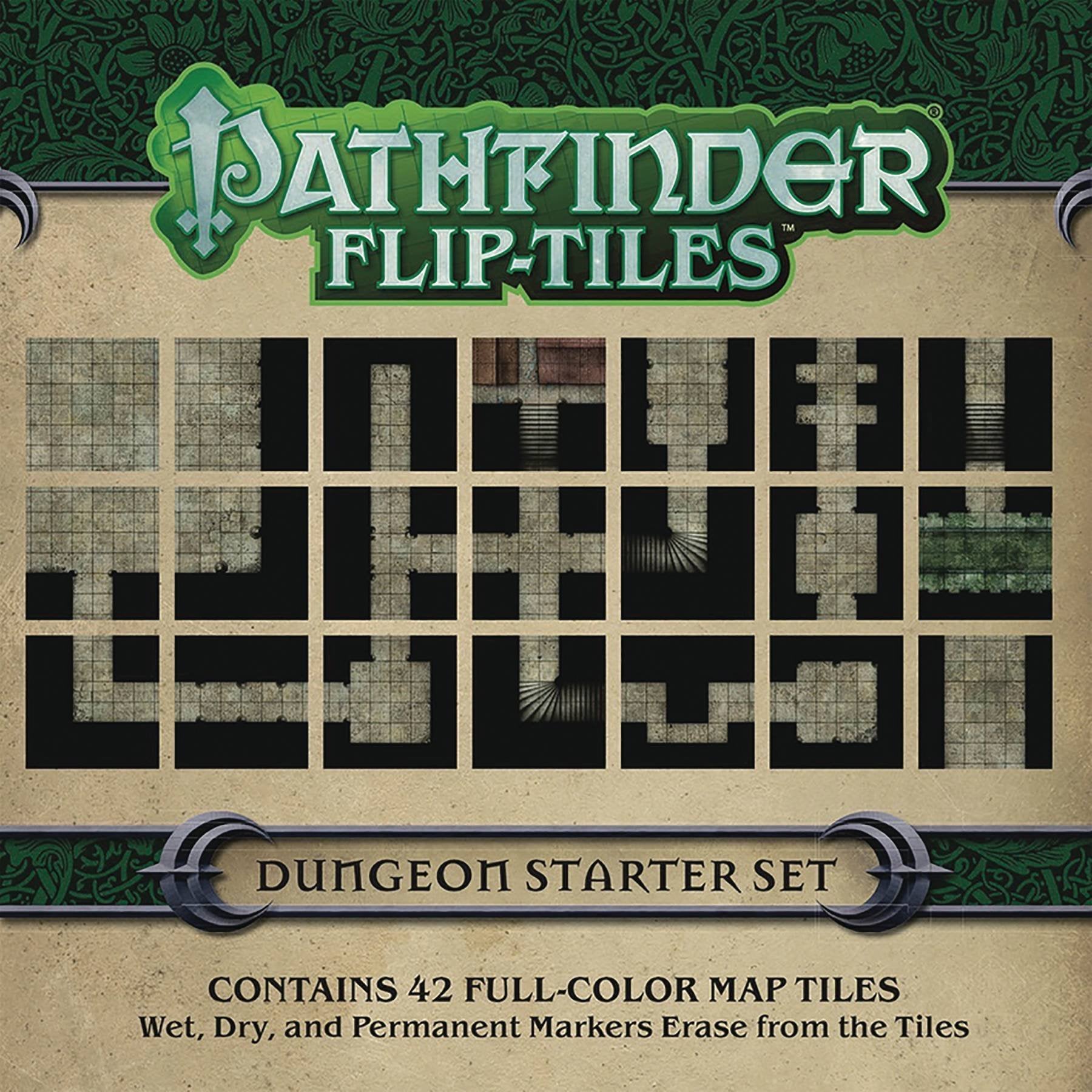 (BSG Certified USED) Pathfinder: RPG - Flip-Tiles:  Dungeon Starter Set