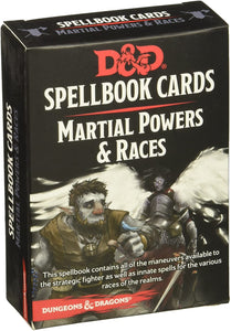 Martial Powers and Races Spellbook Cards
