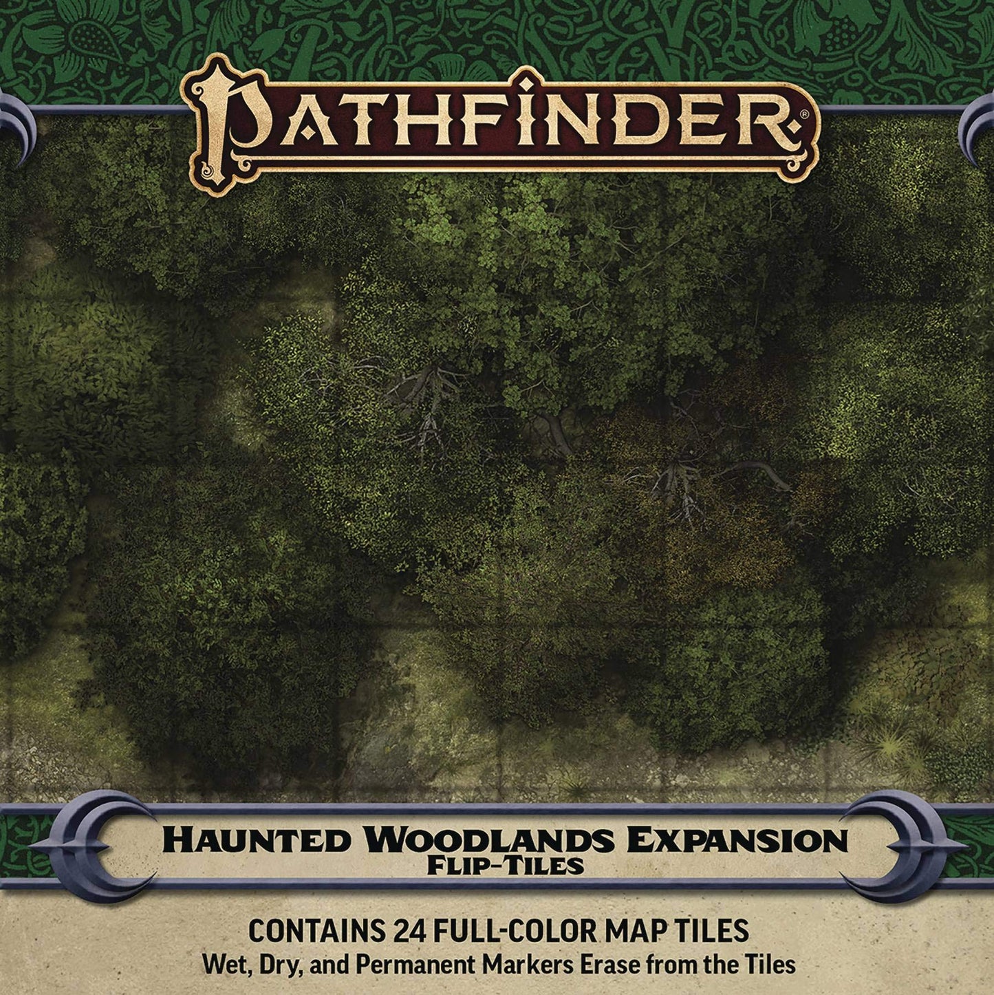 (BSG Certified USED) Pathfinder: RPG - Flip-Tiles:  Haunted Woodlands