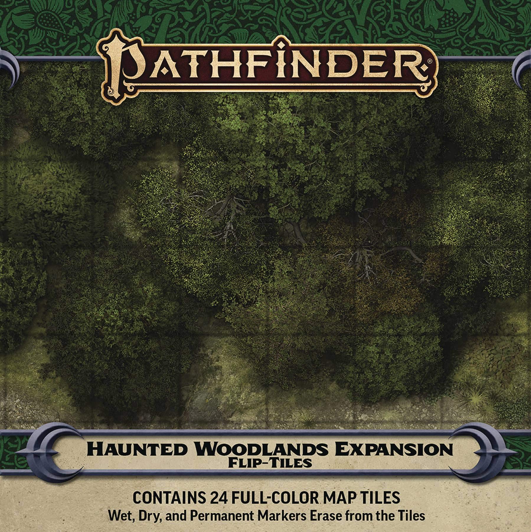 (BSG Certified USED) Pathfinder: RPG - Flip-Tiles:  Haunted Woodlands