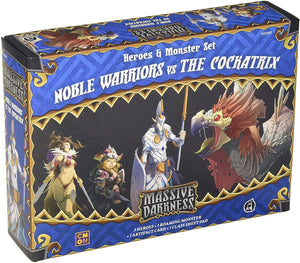 Massive Darkness - Noble Warriors vs The Cockatrix