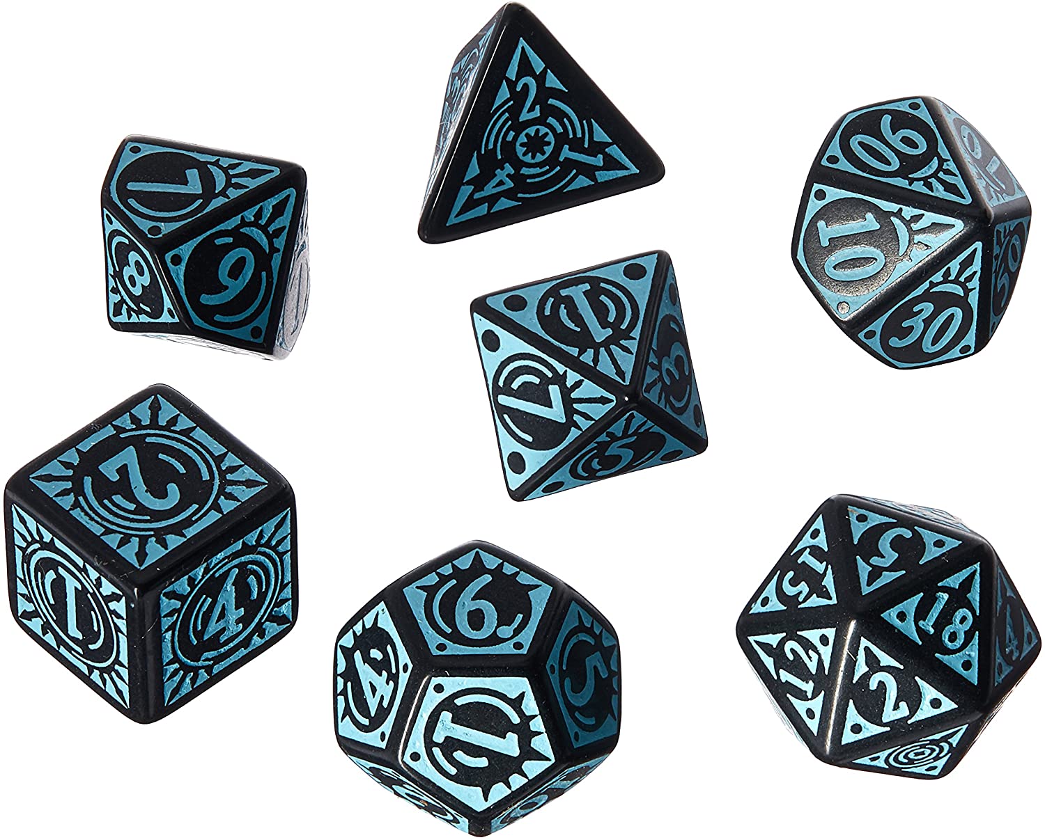 RPG Dice Set - Pathfinder: Iron Gods (7)