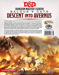 Baldur's Gate: Descent into Avernus - DM Screen