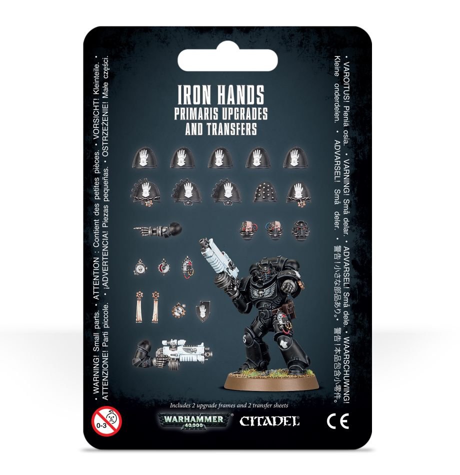 Warhammer: 40,000 - Iron Hands Primaris Upgrades