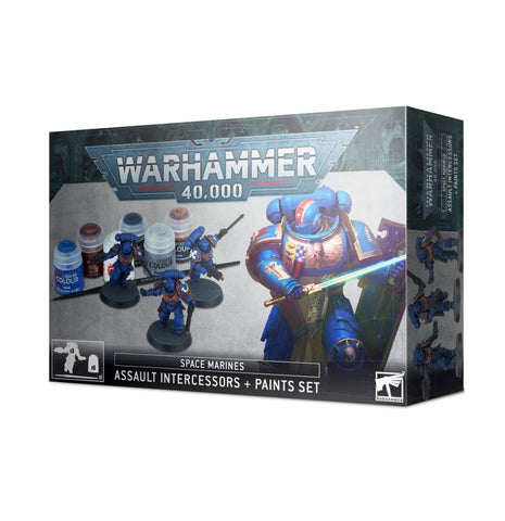 Warhammer: 40,000 - Assault Intercessors + Paints Set