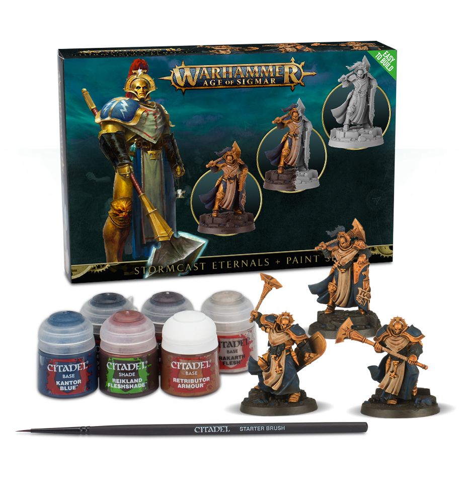 Warhammer: Age of Sigmar - Stormcast Eternals + Paint Set