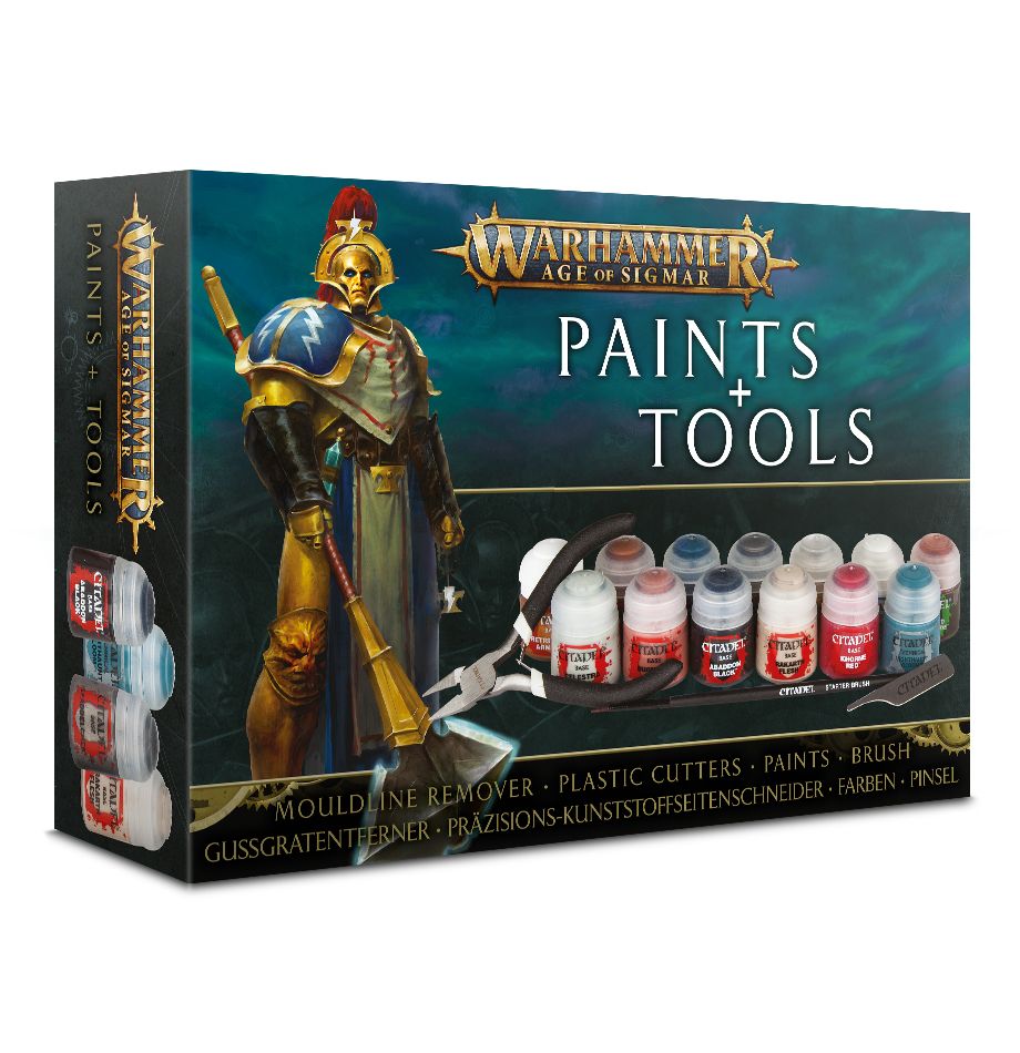 Warhammer: Age of Sigmar - Paint & Tools Set