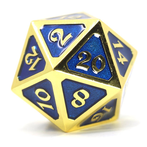 Mythica: Dire D20 - Gold Sapphire