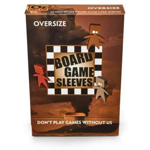 No Glare Oversize Board Game Sleeves 82x124mm (50)
