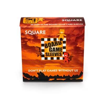 No Glare Square Board Game Sleeves 69x69mm (50)