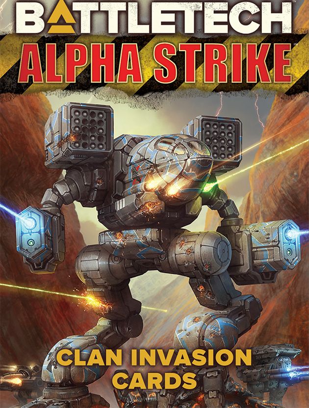 BattleTech: Alpha Strike - Game Aids: Clan Invasion Cards