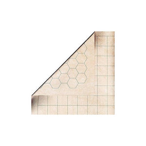 Double-Sided Battlemat w/ 1 Inch Squares/Hexes