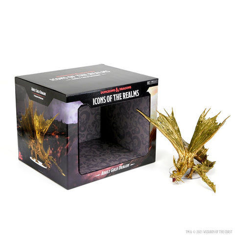 Icons of the Realms - Adult Gold Dragon