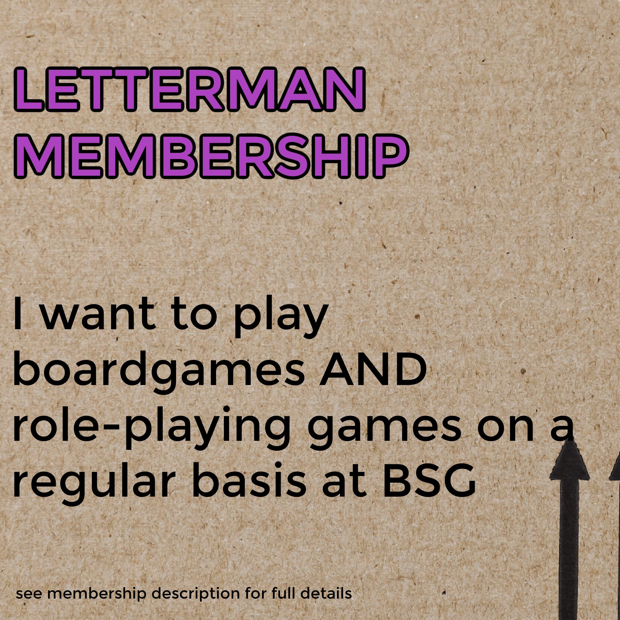 BSG Letterman Membership