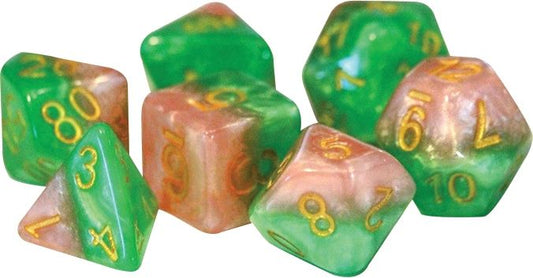 Halfsies Dice: Poly - Rose (7)