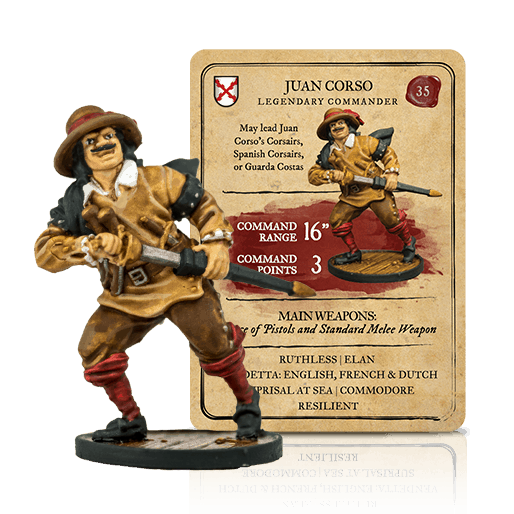 Blood & Plunder - Spanish: Juan Corso Legendary Commander