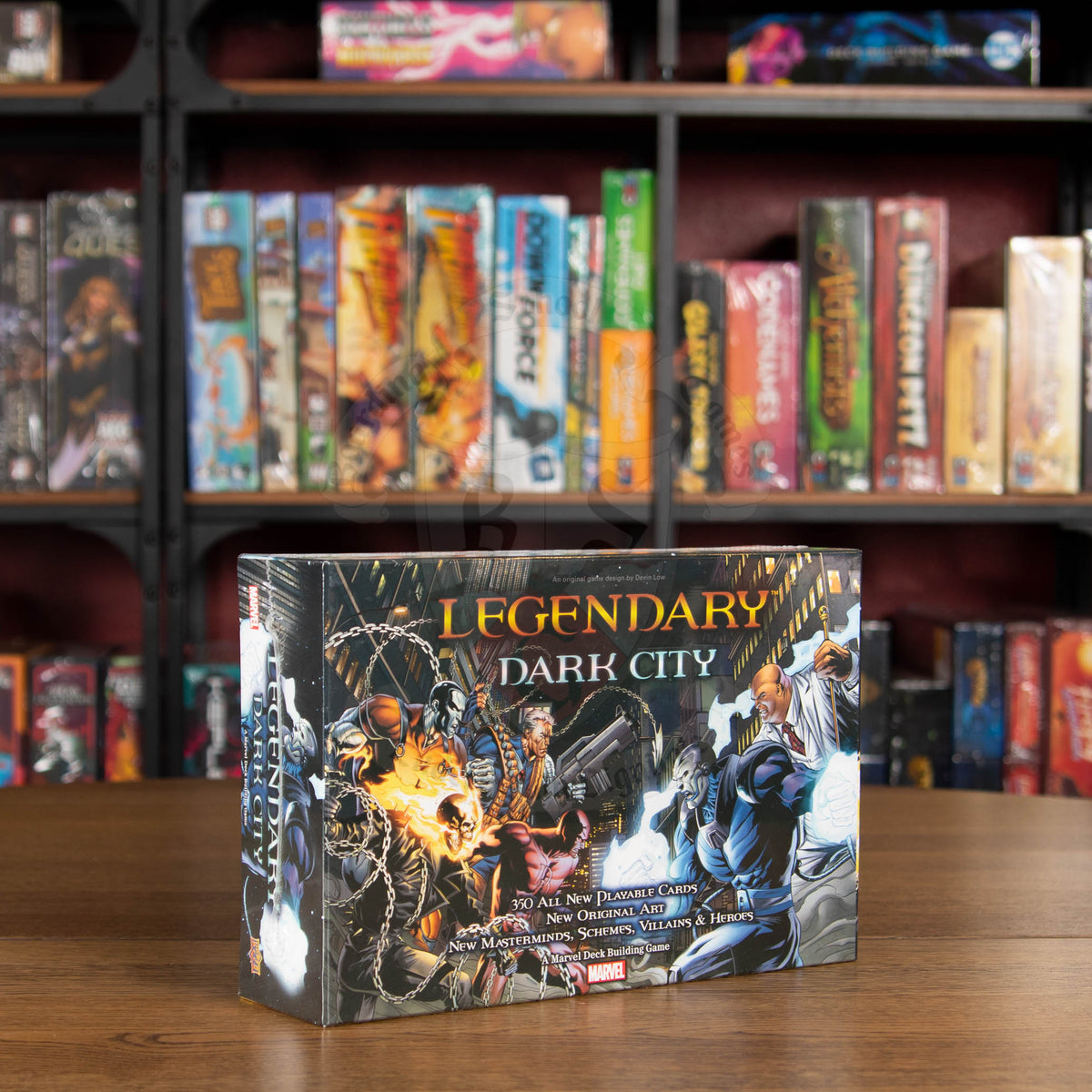 Legendary DeckBuilding Game Marvel Dark City Boarding School Games