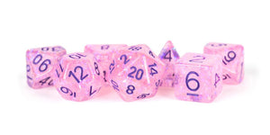 Flash: 16mm Resin Poly Dice Set - Pink (7)