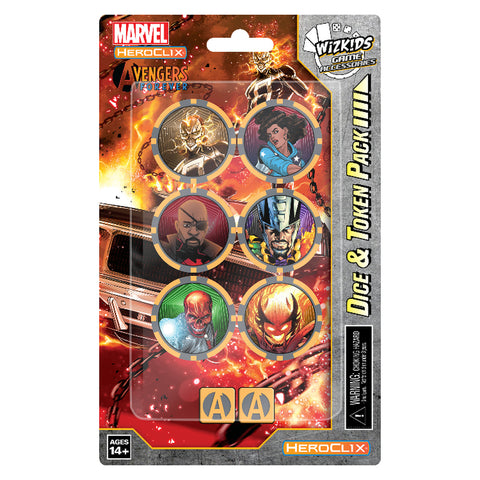 Marvel HeroClix: Avengers Forever - Dice & Token Pack: Ghost Rider