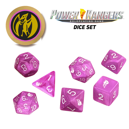 Power Rangers: Roleplaying Game - Pink Ranger Dice Set