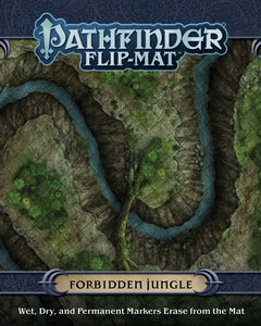 (BSG Certified USED) Pathfinder: RPG - Flip Mat: Forbidden Jungle