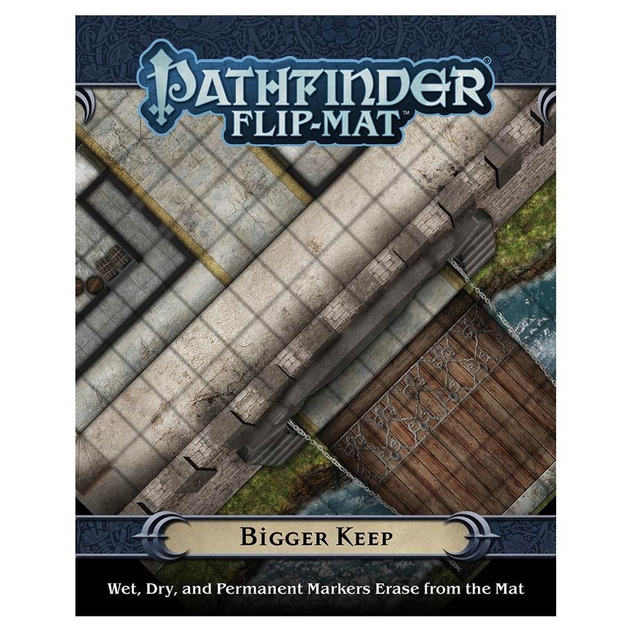 (BSG Certified USED) Pathfinder: RPG - Flip Mat: Bigger Keep