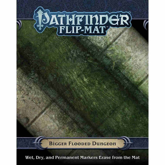 (BSG Certified USED) Pathfinder: RPG - Flip Mat: Bigger Flooded Dungeon