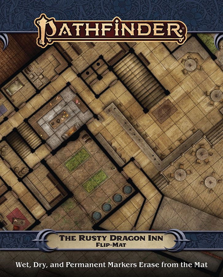Pathfinder: RPG - Flip Mat: The Rusty Dragon Inn