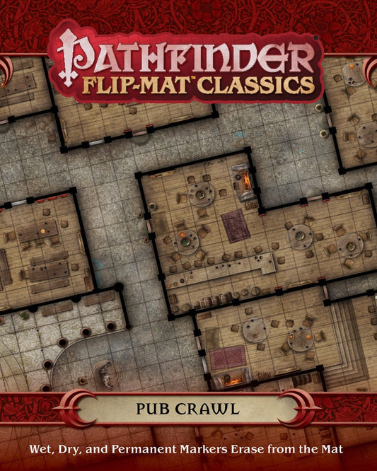 (BSG Certified USED) Pathfinder: RPG - Flip-Mat Classics: Pub Crawl