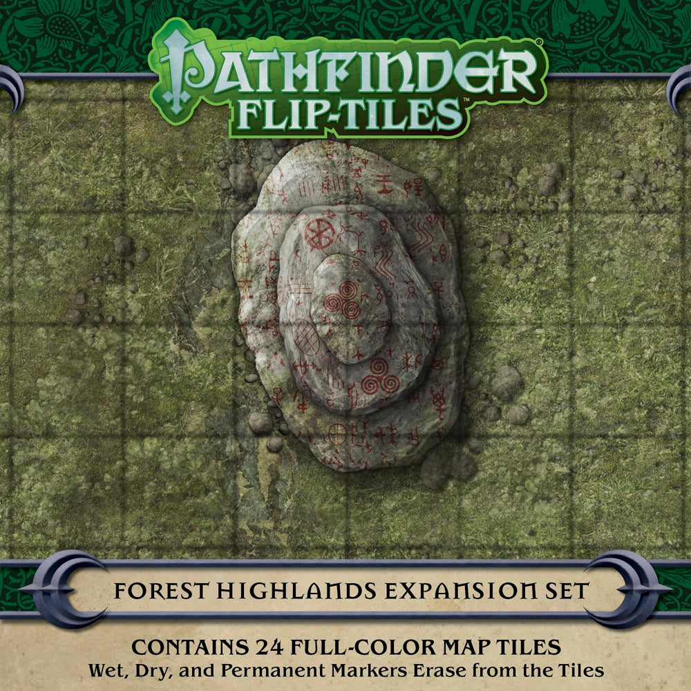 (BSG Certified USED) Pathfinder: RPG - Flip-Tiles:  Forest Highlands