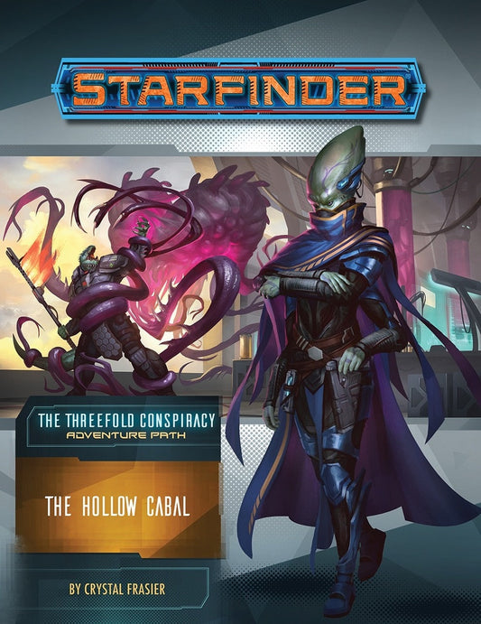 (BSG Certified USED) Starfinder: RPG - Adventure Path: The Threefold Conspiracy - Part 4: The Hollow Cabal