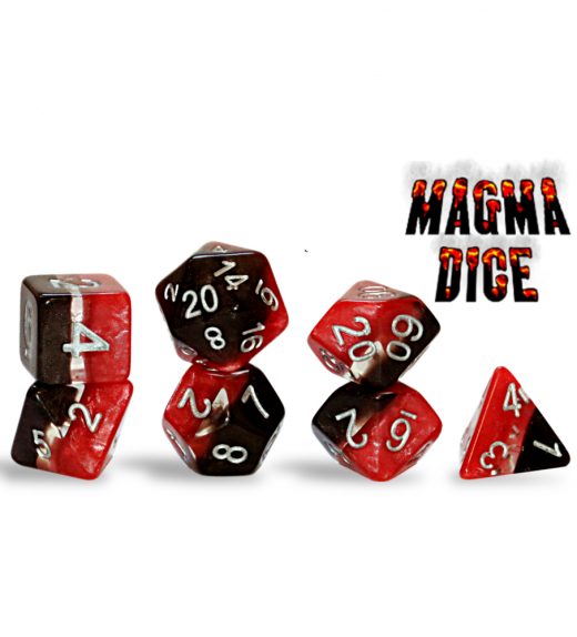 Supernova Dice: Poly - Magma (7)