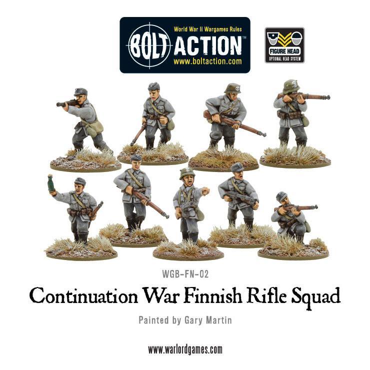 Bolt Action - Continuation War Finnish Rifle Squad: WWII Finnish Infantry
