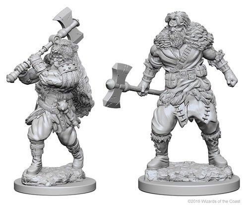 Nolzur's Marvelous Unpainted Miniatures - Human Male Barbarian