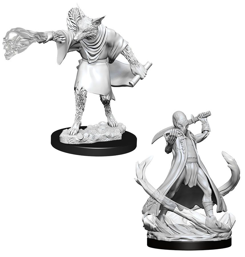 Nolzur's Marvelous Unpainted Miniatures - Arcanaloth & Ultroloth
