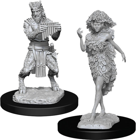 Nolzur's Marvelous Unpainted Miniatures - Satyr & Dryad