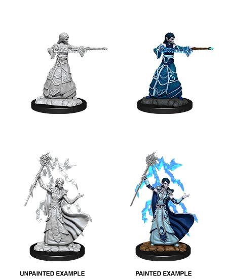 Nolzur's Marvelous Unpainted Miniatures - Female Elf Wizard