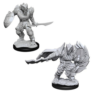 Nolzur's Marvelous Unpainted Miniatures - Dragonborn Male Fighter (90303)