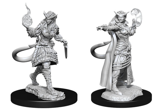 Nolzur's Marvelous Unpainted Miniatures - Tiefling Female Sorcerer (90304)