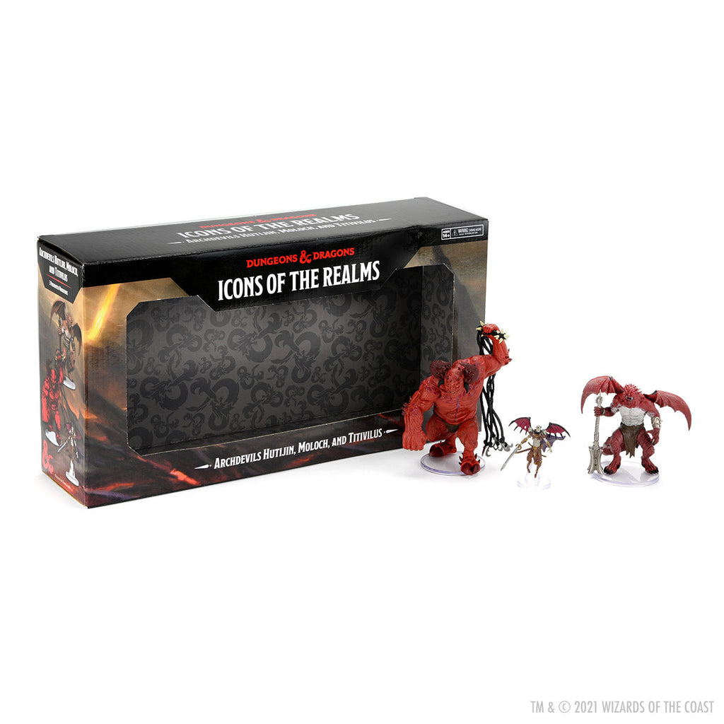 Icons of the Realms - Archdevils Hutijin, Moloch & Titivilus