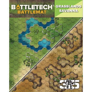 BattleTech - Battle Mat: Grasslands/ Savanna