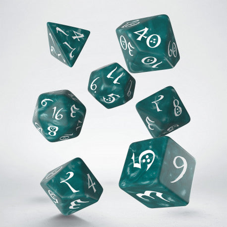 RPG Dice Set - Classic: Stormy & White (7)