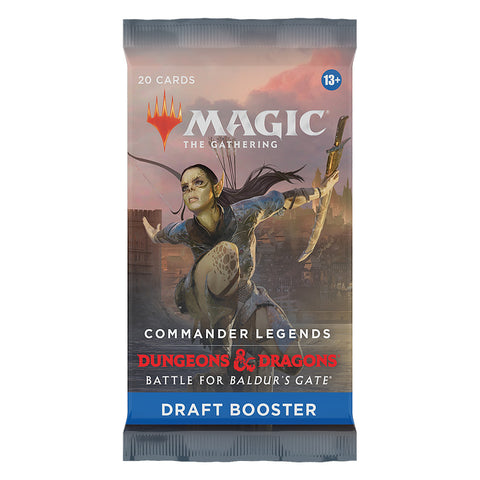 Magic: the Gathering - Commander Legends: Dungeons & Dragons Battle for Baldur's Gate - Draft Booster Pack
