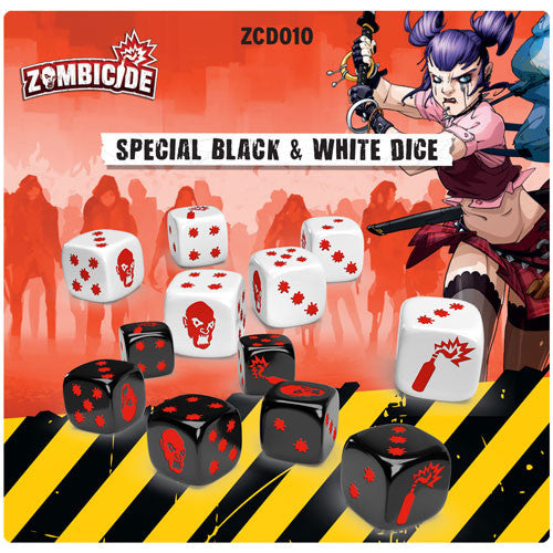 Zombicide: 2nd Edition - Special Black & White Dice