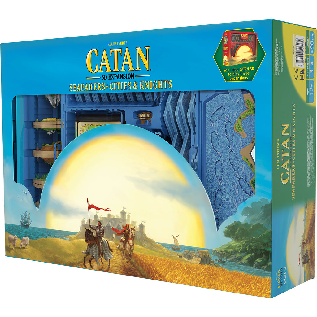 (BSG Certified USED) Catan: 3D Edition - Seafarers + Cities & Knights