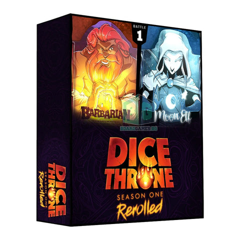 Dice Throne: Season 1 Rerolled - Box #1: Barbarian vs. Moon Elf